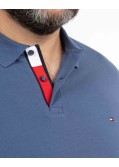 Polo piqué grande taille bleu