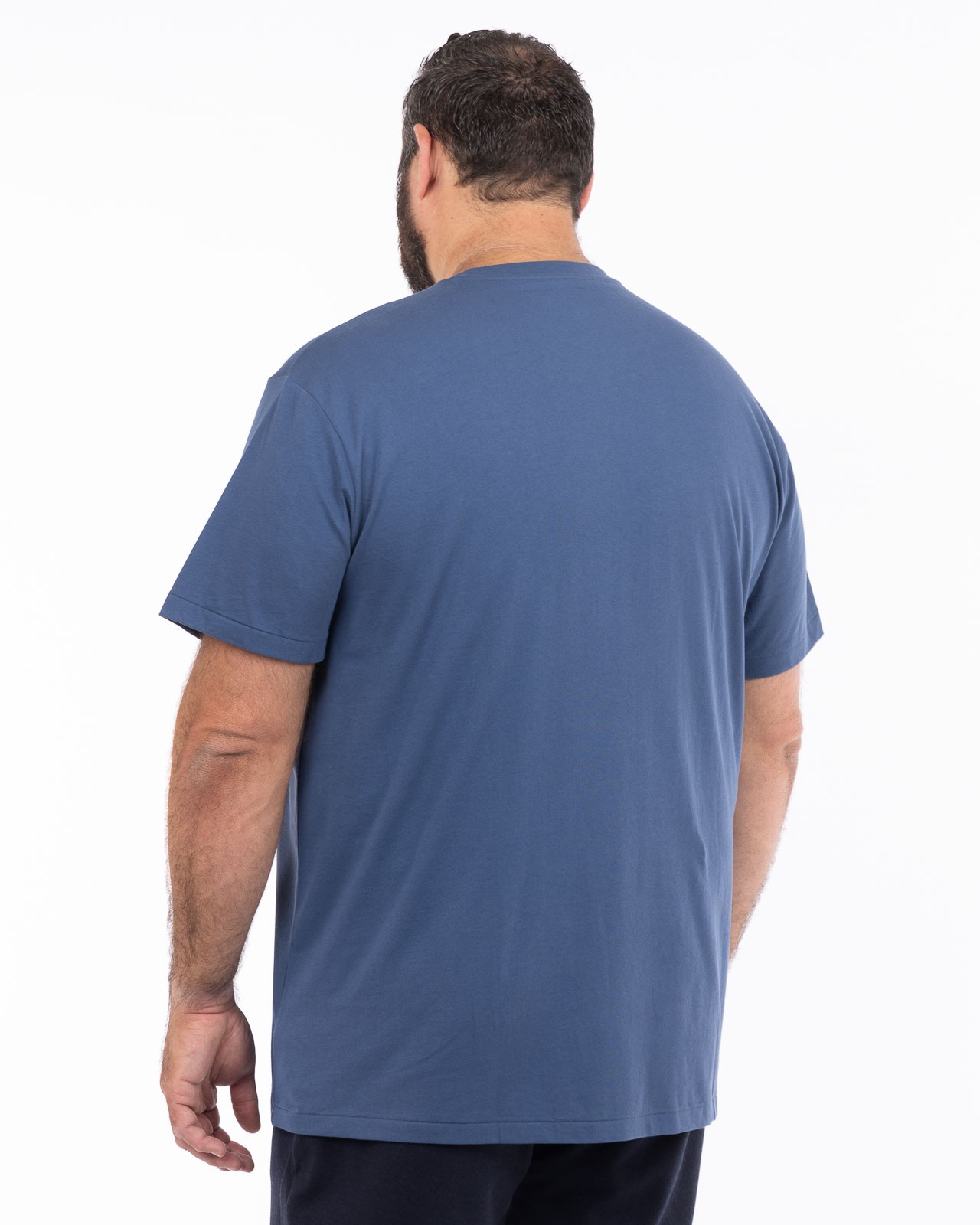 T-shirt jersey grande taille bleu foncé