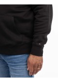 Sweat col camionneur grande taille noir