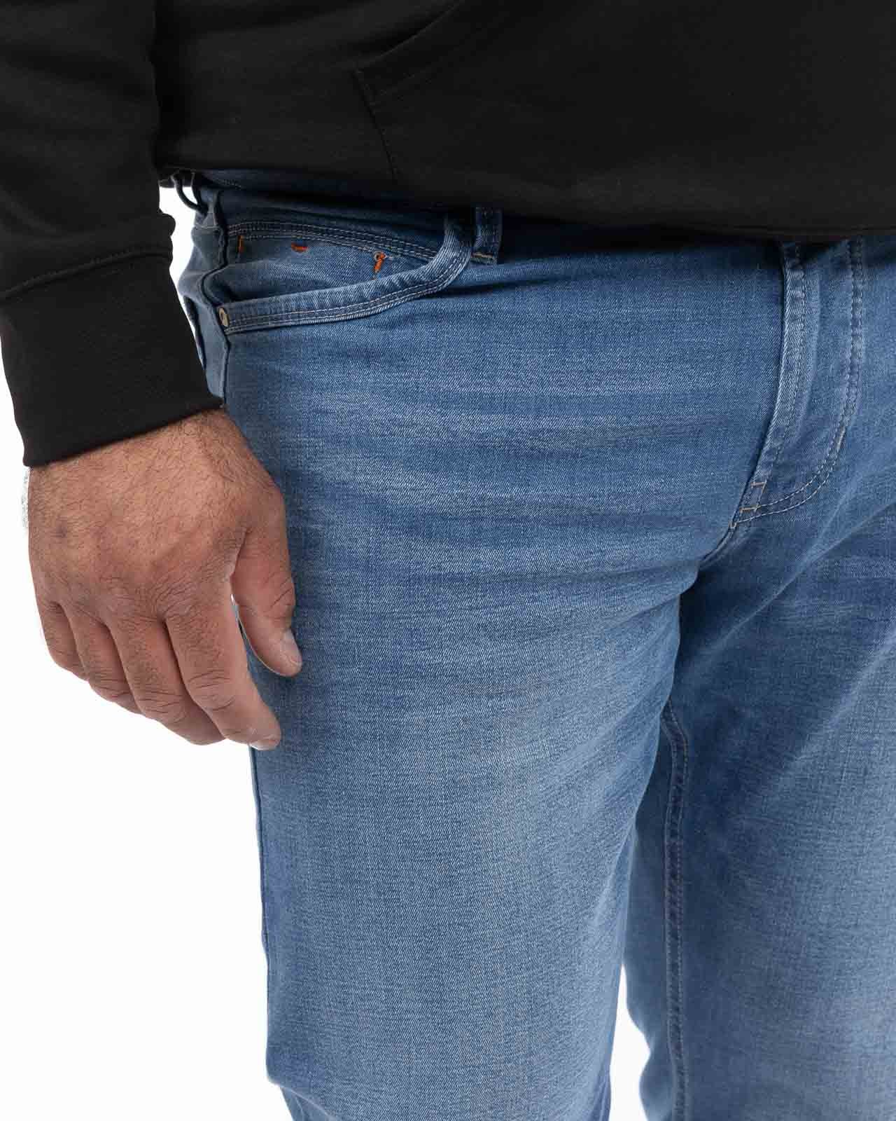 Jean stretch grande taille bleu indigo