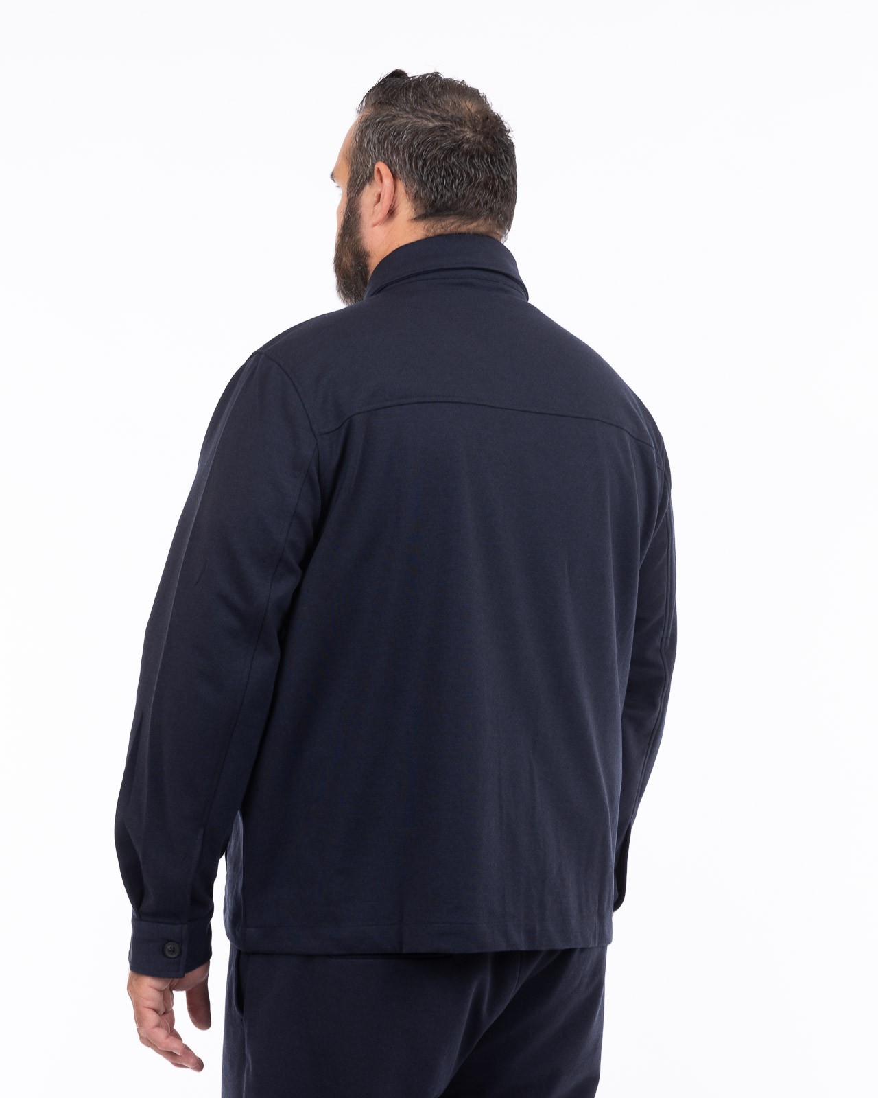 Surchemise grande taille bleu marine