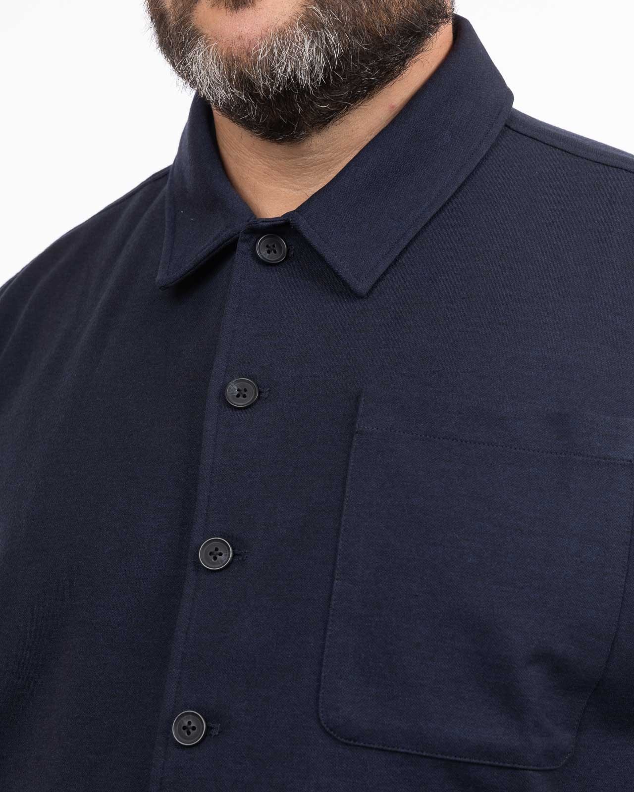 Surchemise grande taille bleu marine