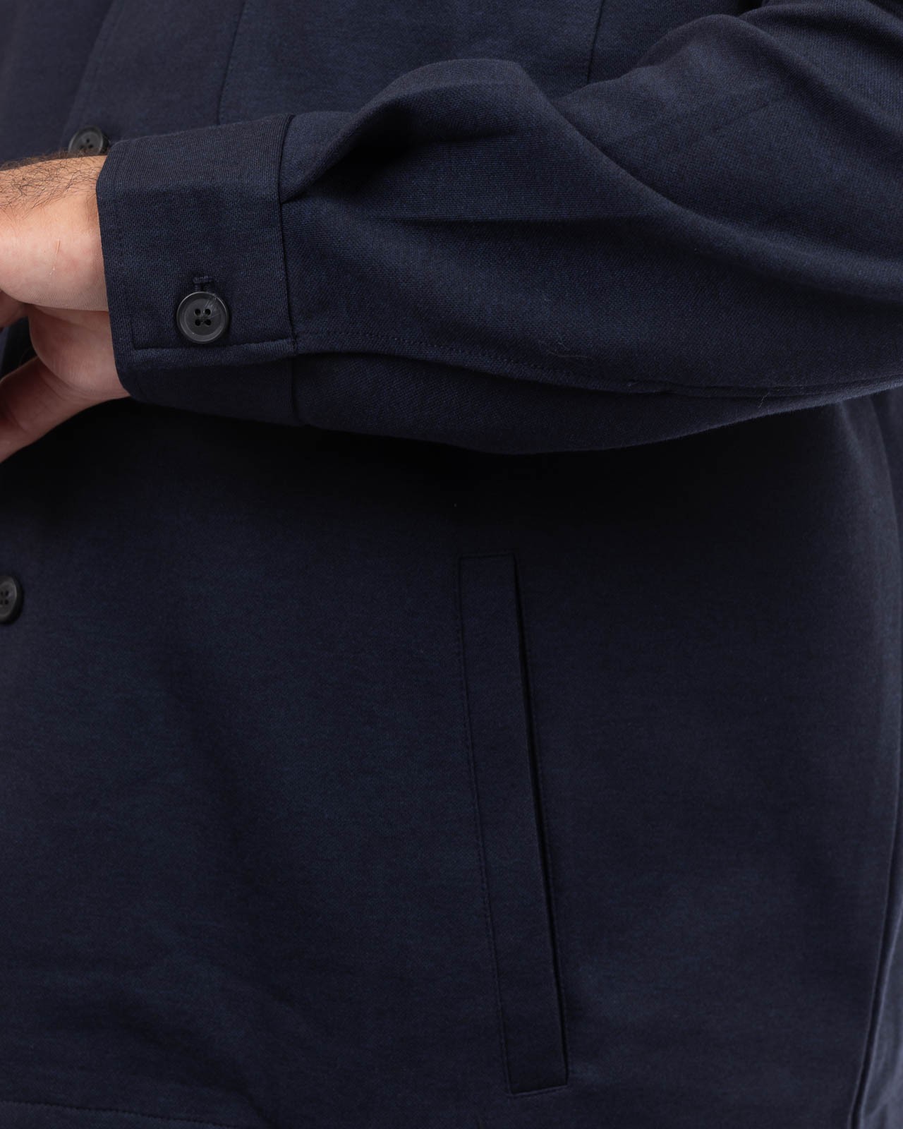 Surchemise grande taille bleu marine