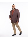 Veste grande taille bordeaux
