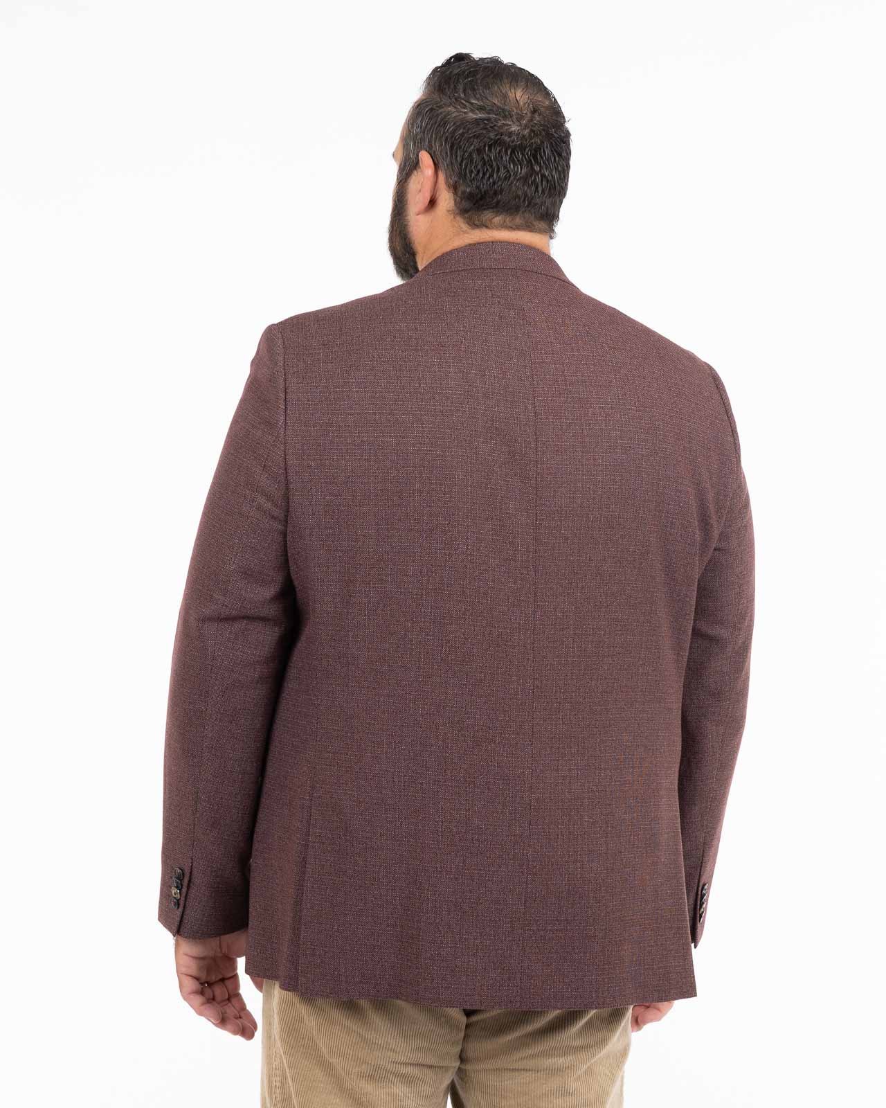 Veste grande taille bordeaux