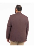 Veste grande taille bordeaux