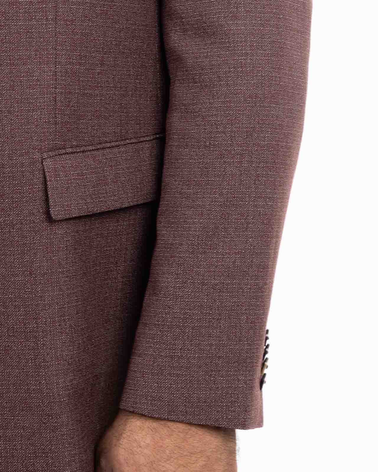 Veste grande taille bordeaux