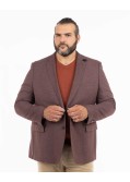 Veste grande taille bordeaux