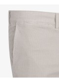 Pantalon chino pour homme grand en velours écru