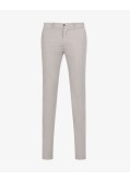 Pantalon chino pour homme grand en velours écru