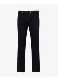 Pantalon chino grande taille avec ceinture noir