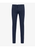 Pantalon chino armuré pour homme grand bleu marine