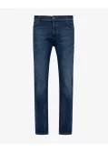 Jean super stretch coupe droite Regular grande taille bleu stone