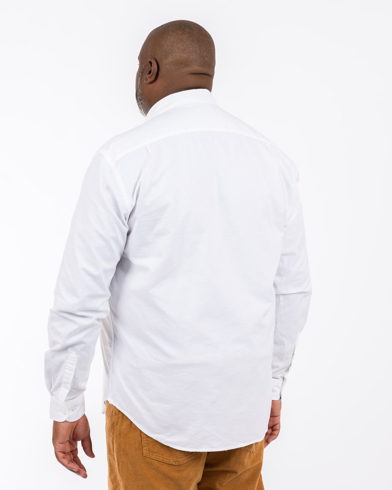 Chemise oxford grande taille blanc