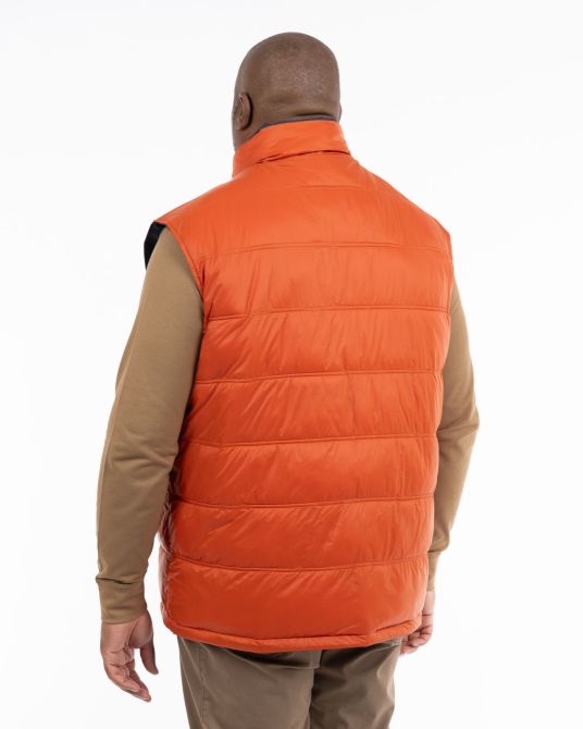 Imperméable sans manches réversible grande taille bleu marine