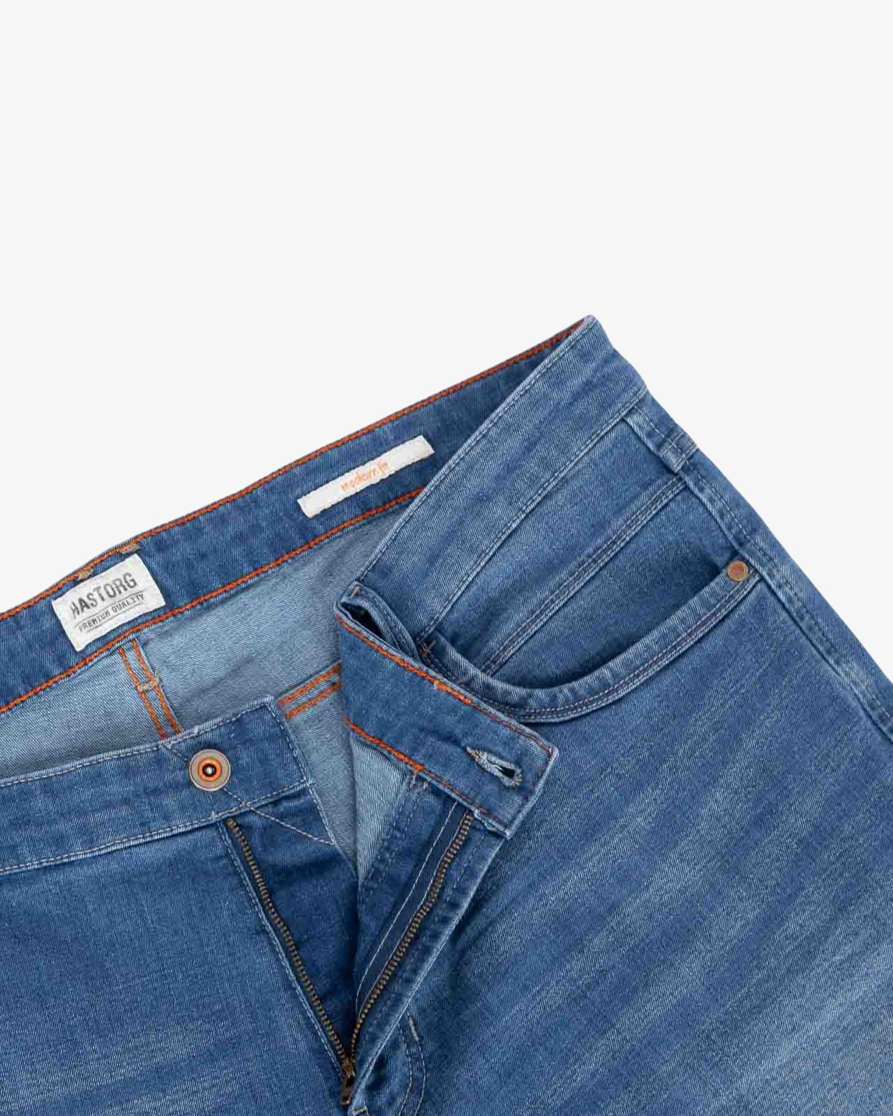 Jean stretch grande taille bleu indigo