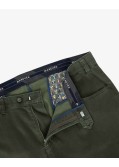 Pantalon chino grande taille vert kaki