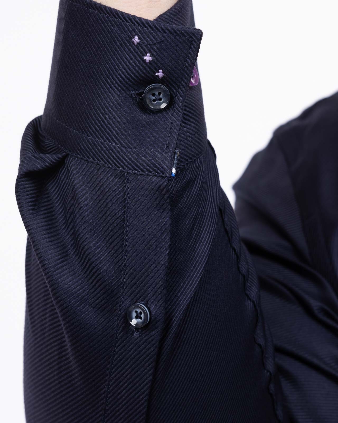 Chemise grande taille bleu marine