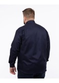 Chemise grande taille bleu marine