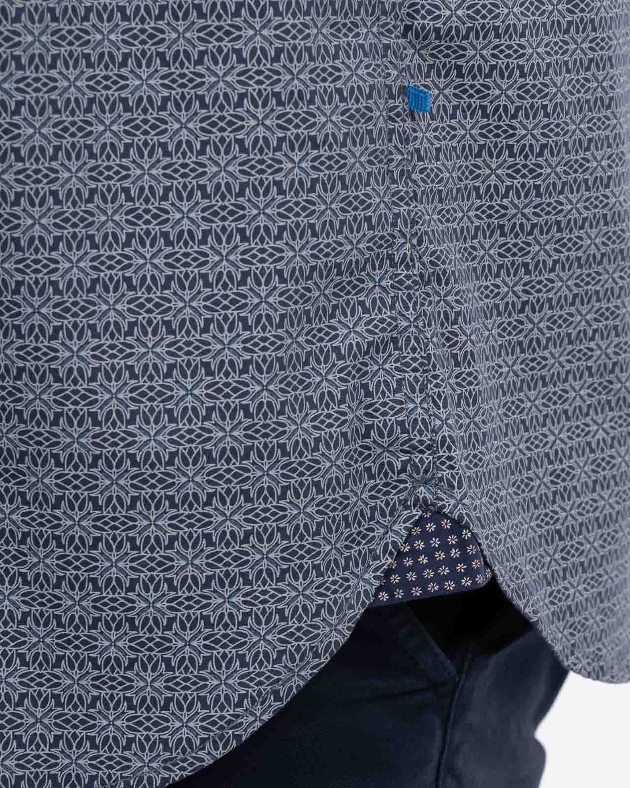 Chemise grande taille bleu