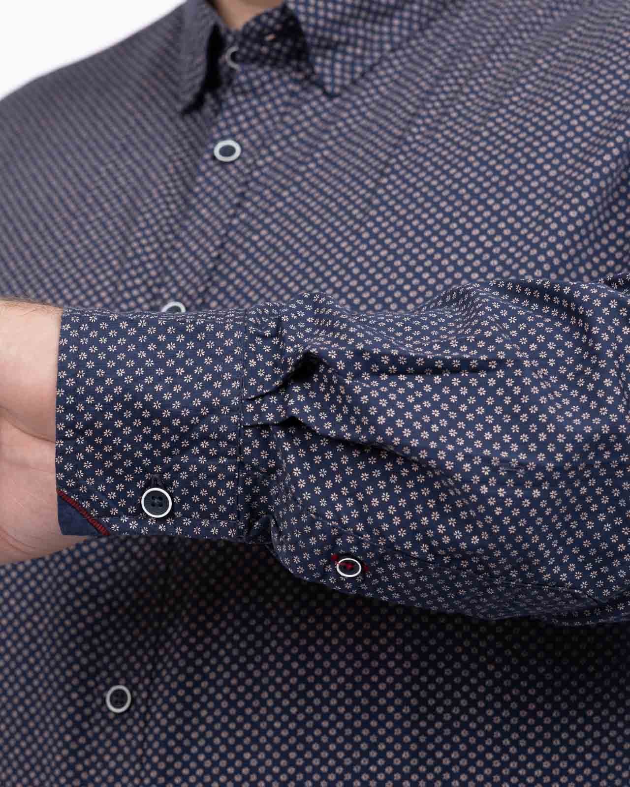 Chemise grande taille bleu marine