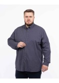 Chemise grande taille bleu marine