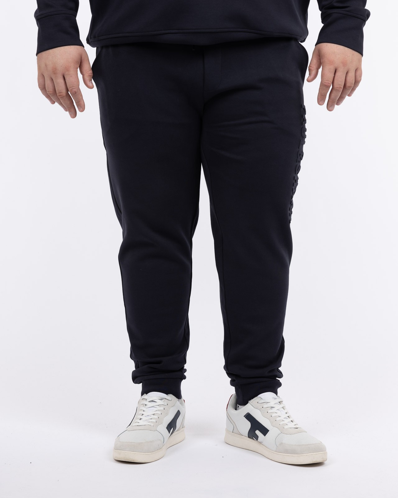 Bas de survêtement grande taille bleu marine