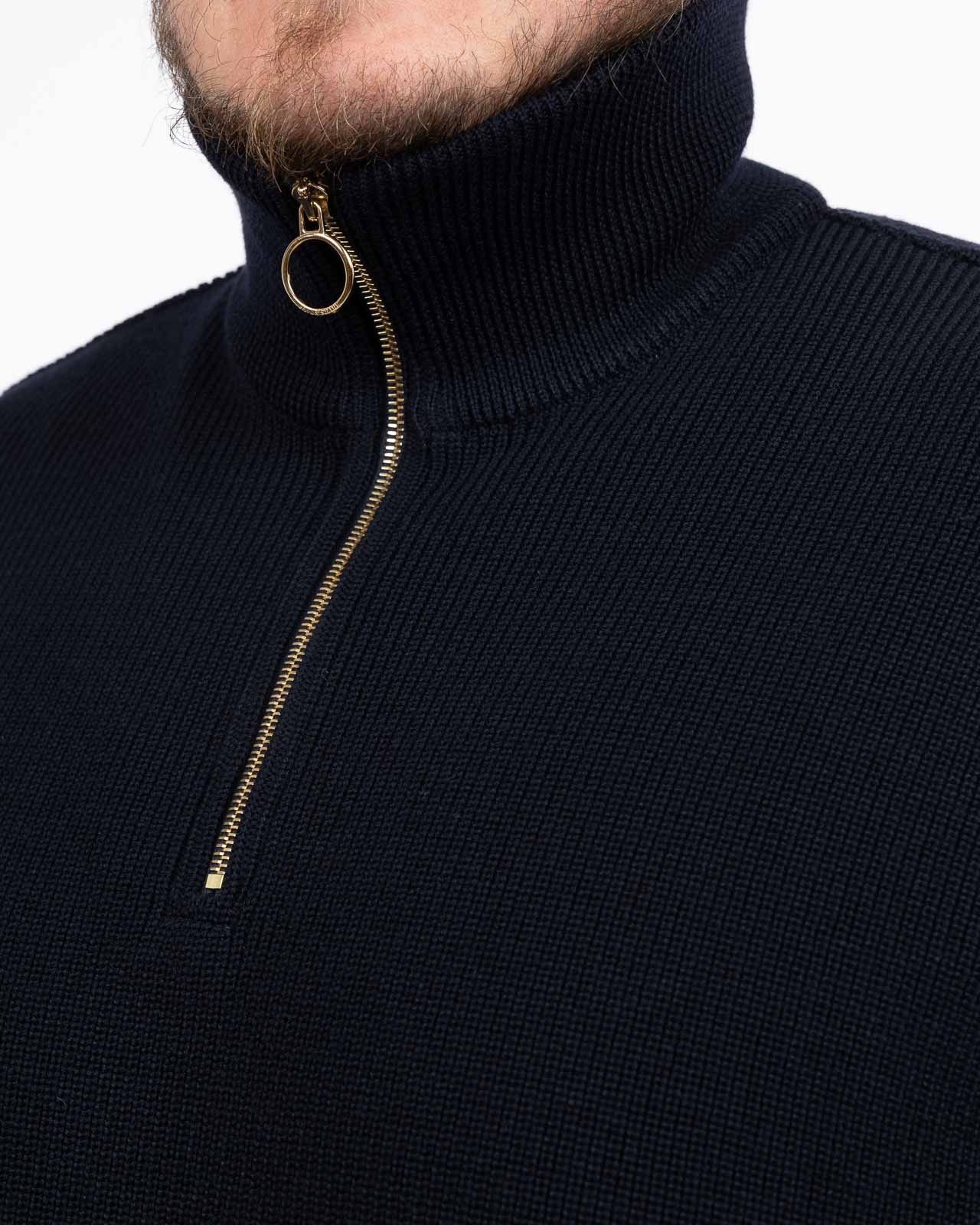 Pull grande taille bleu marine