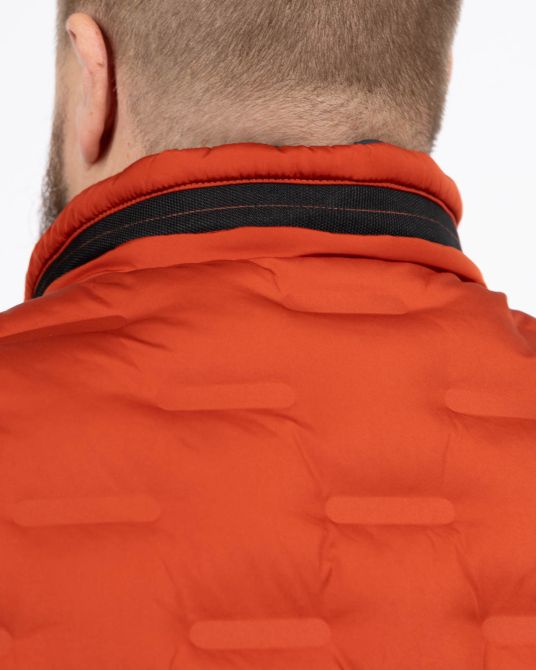 Doudoune sans manches grande taille rouge