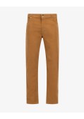 Pantalon 5 poches en velours grande taille camel