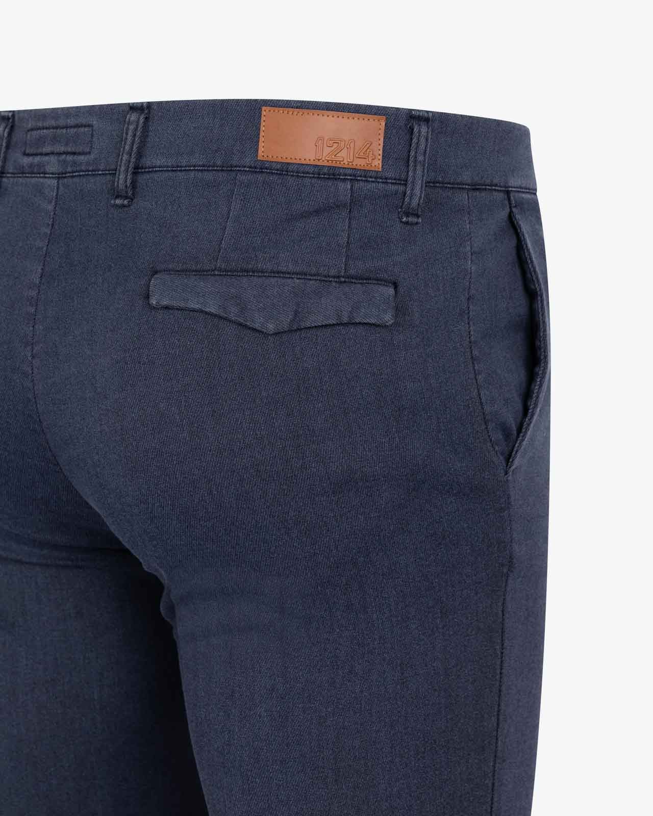 Pantalon chino pour homme grand bleu marine