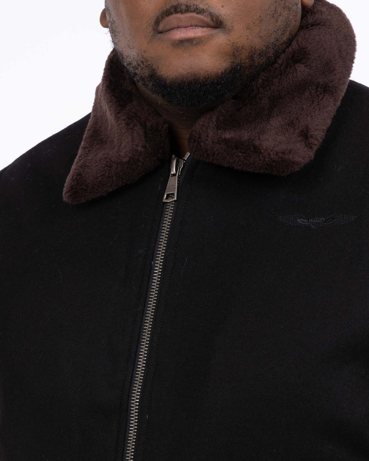 Blouson Douglas grande taille noir