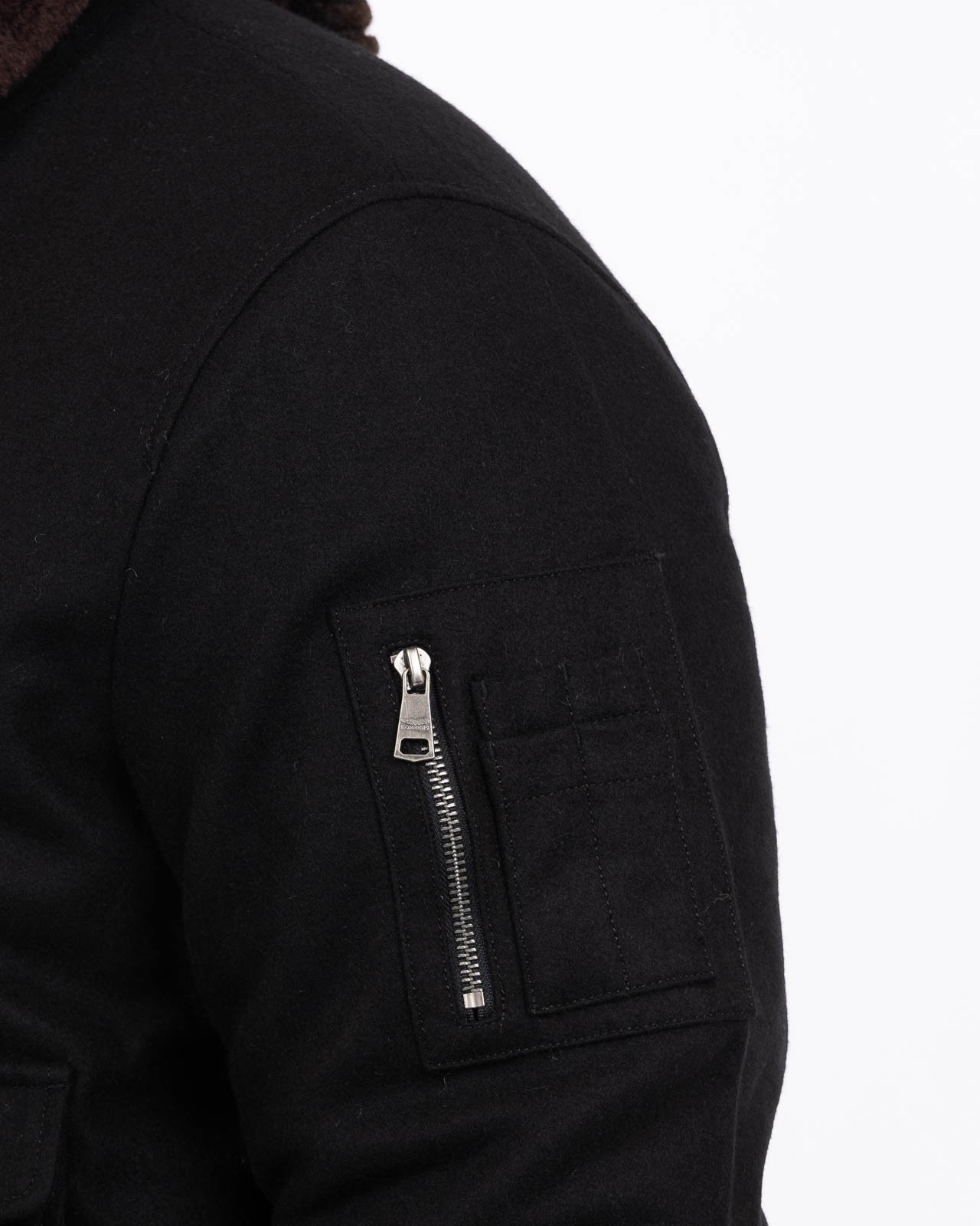 Blouson Douglas grande taille noir