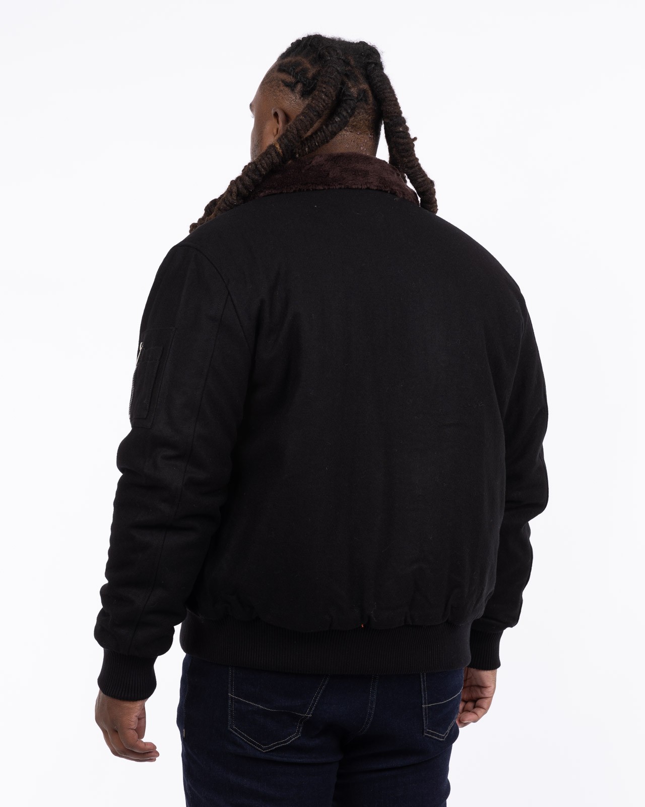 Blouson Douglas grande taille noir