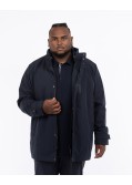 Imperméable 3 en 1 grande taille bleu marine