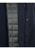 Imperméable 3 en 1 grande taille bleu marine
