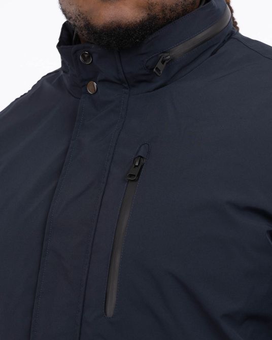Imperméable 3 en 1 grande taille bleu marine