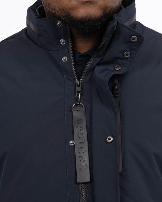Imperméable 3 en 1 grande taille bleu marine