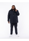 Imperméable 3 en 1 grande taille bleu marine