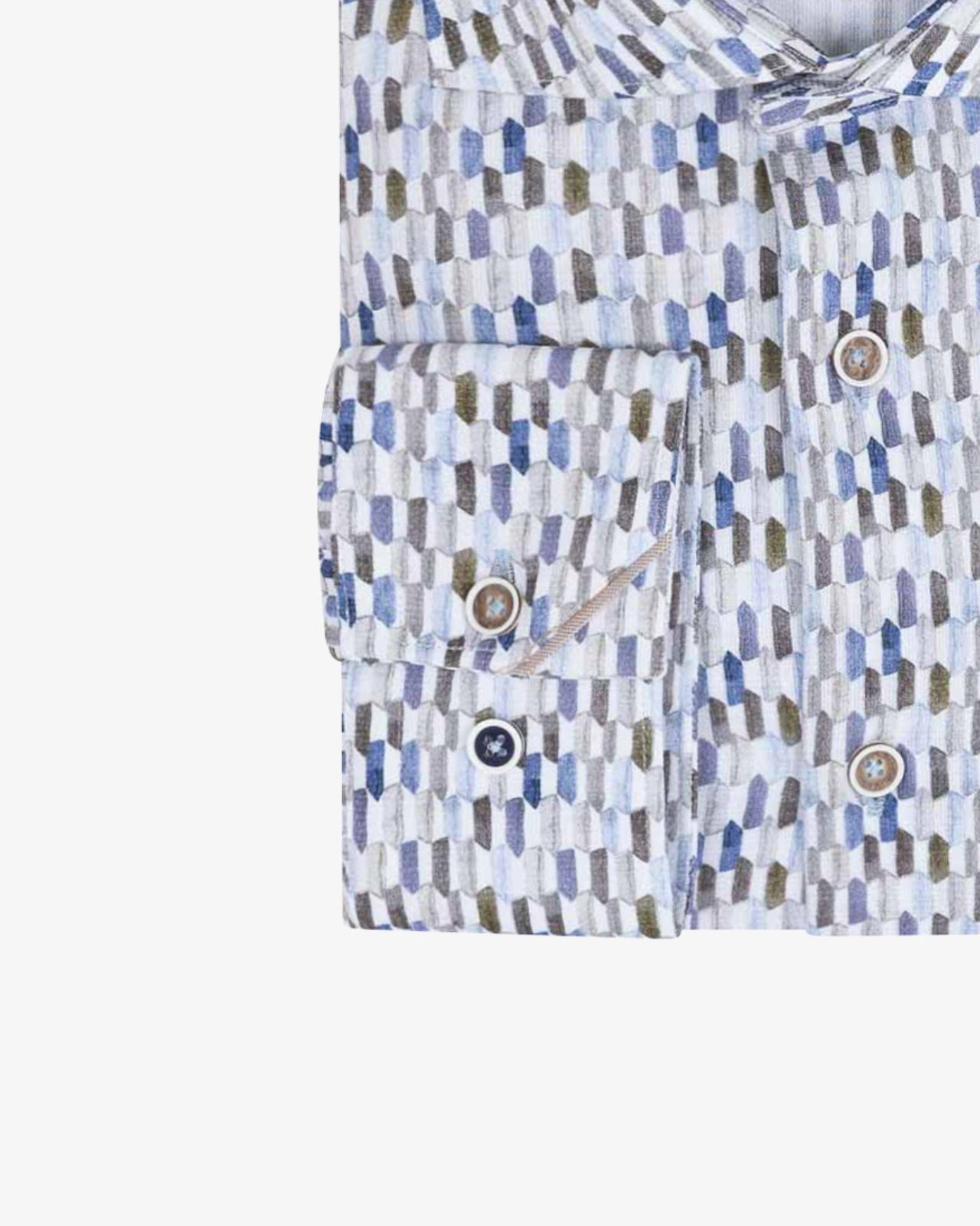 Chemise pour homme grand bleu