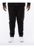 Pantalon à galon grande taille noir