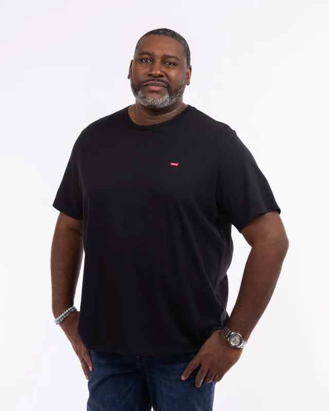 Tee-shirt grande taille noir