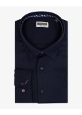Chemise grande taille bleu marine