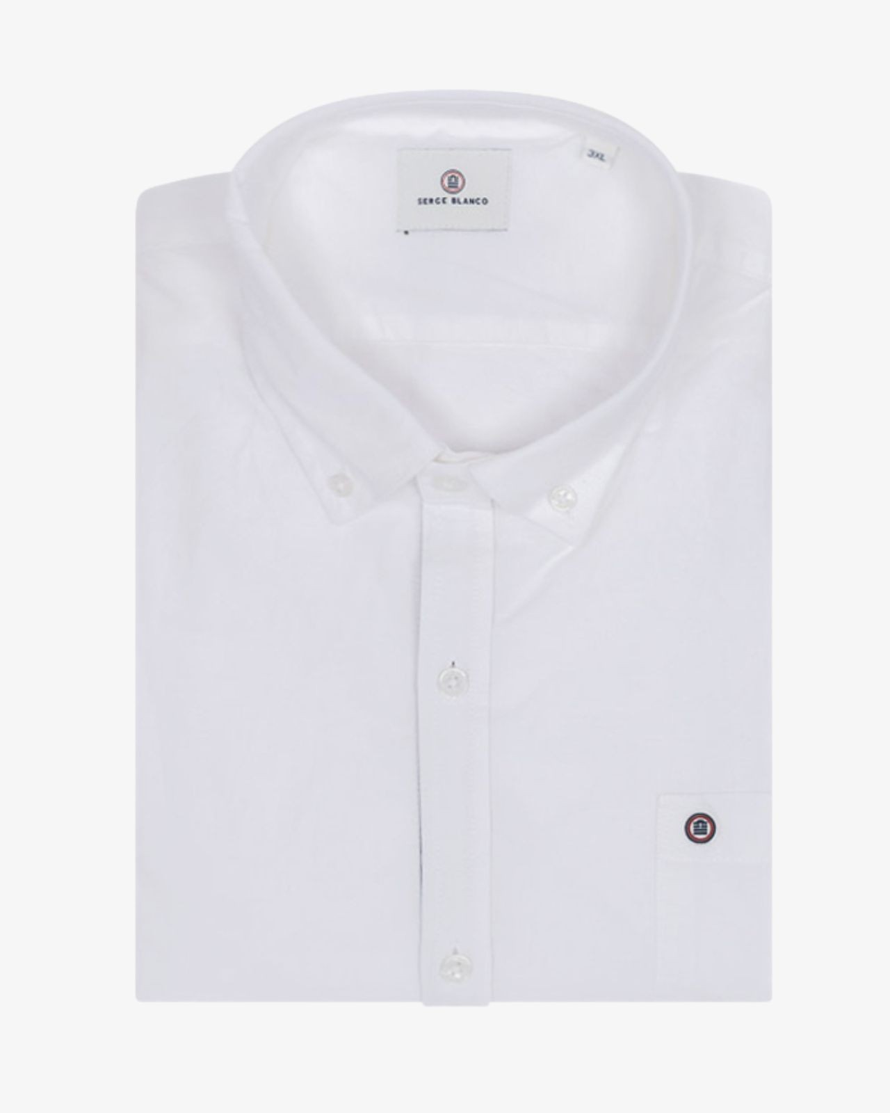 Chemise oxford grande taille blanc