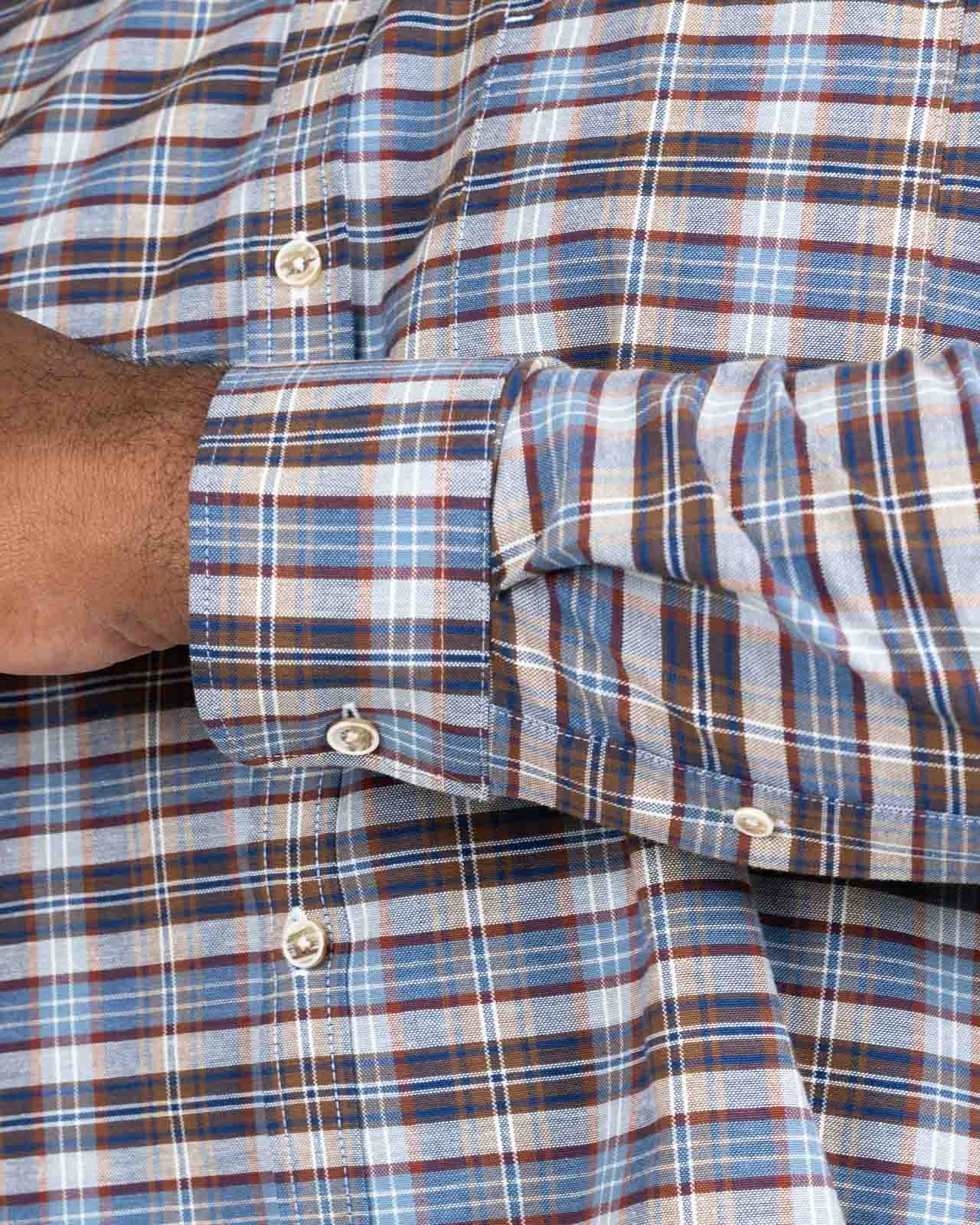 Chemise petit carreaux grande taille multicolore