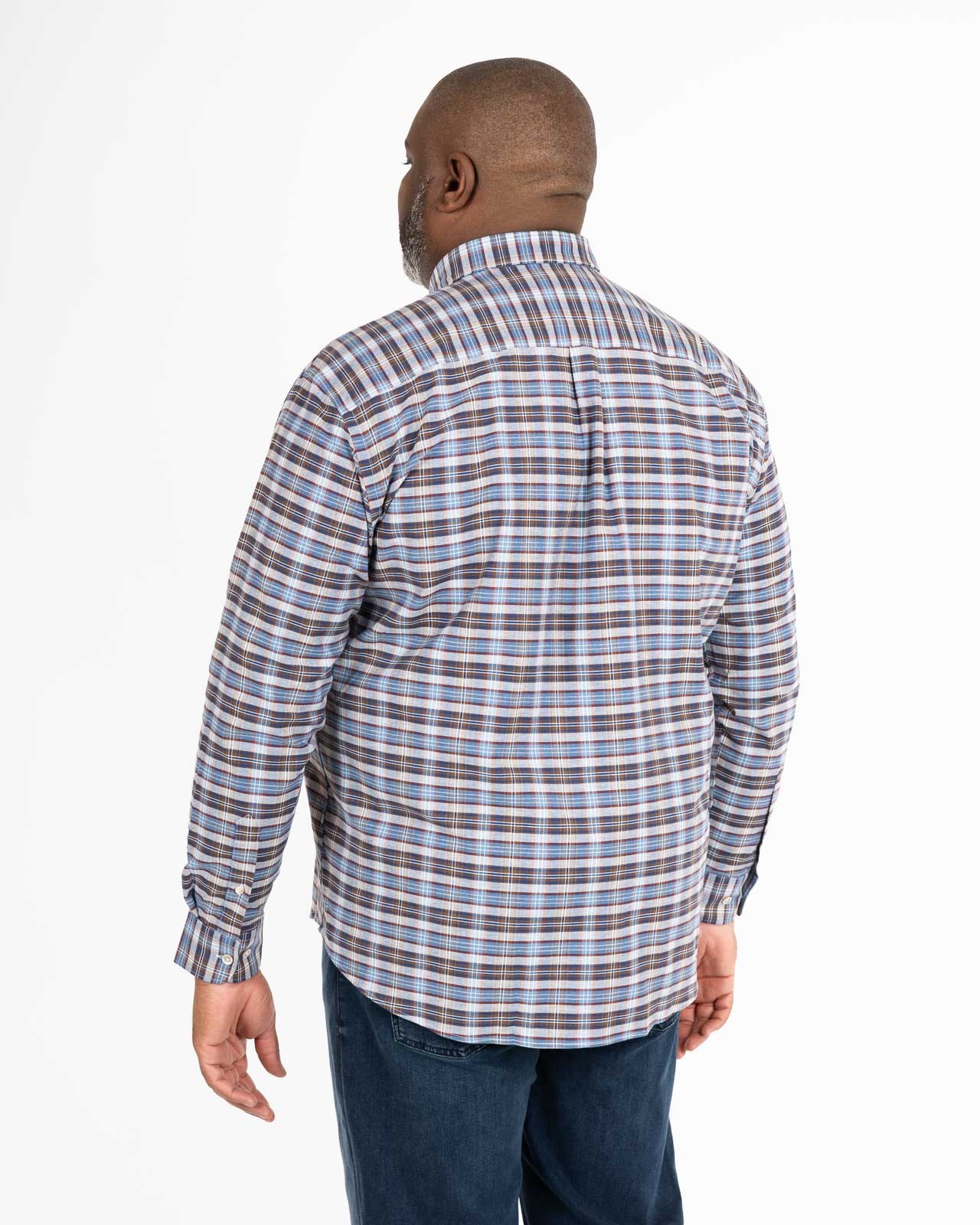 Chemise petit carreaux grande taille multicolore