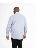 Chemise micromotif grande taille gris