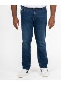 Jean 5 poches grande taille bleu indigo