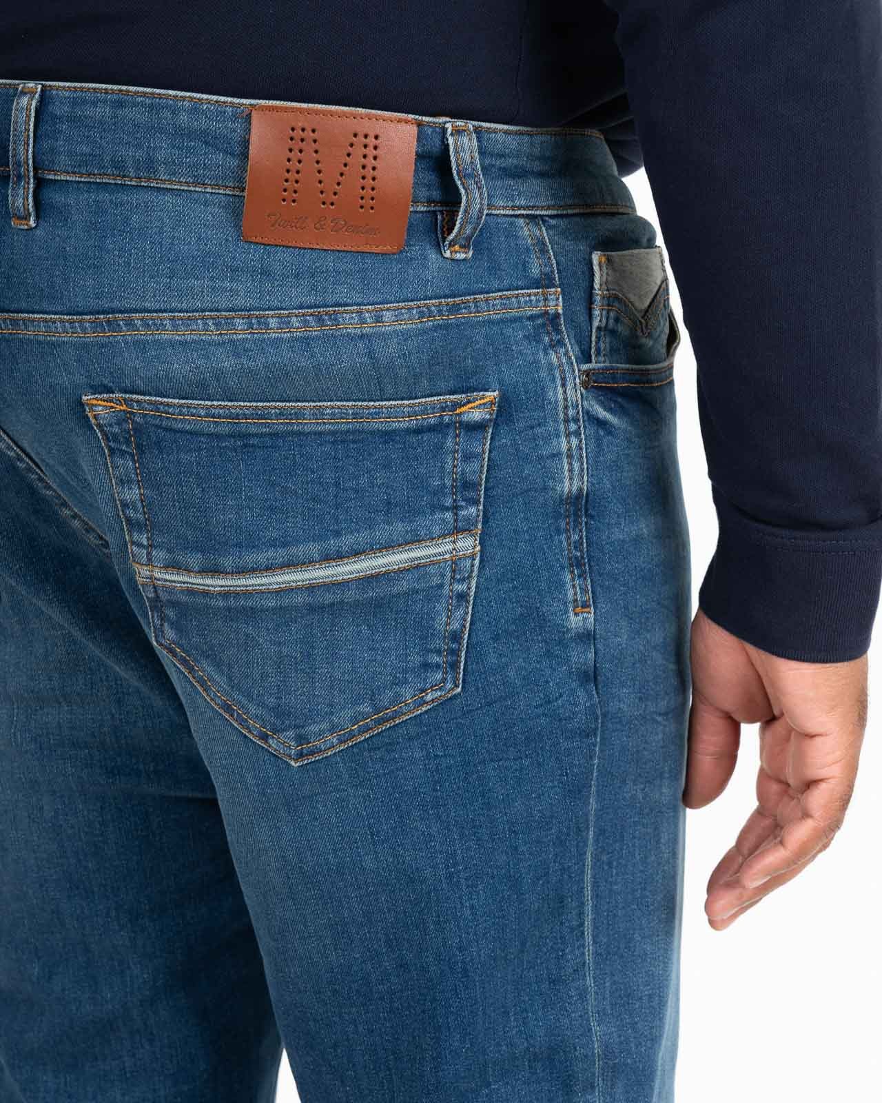 Jean 5poches grande taille bleu stone