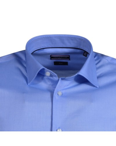 Chemise Oxford bleue: manches extra-longues 69cm